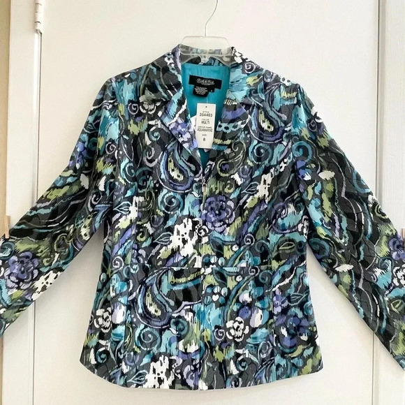 NWT Peck & Peck LS Blazer - Picture 1 of 5